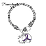 Stylish Breast Cancer Awareness Bracelet With Inspirational Message